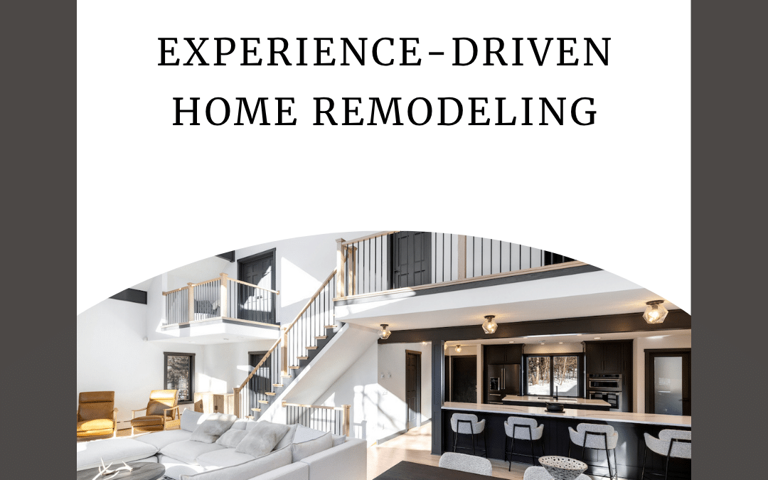 Experience-driven home remodeling with natural lighting, warm textures, and personalized design elements.